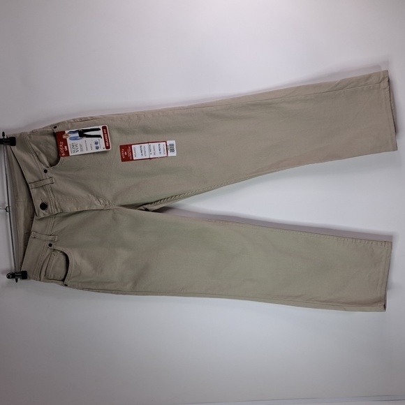 New Rider's by Lee Relaxed Fit Tan Colored Jeans Size 12 Petite - Picture 6 of 15